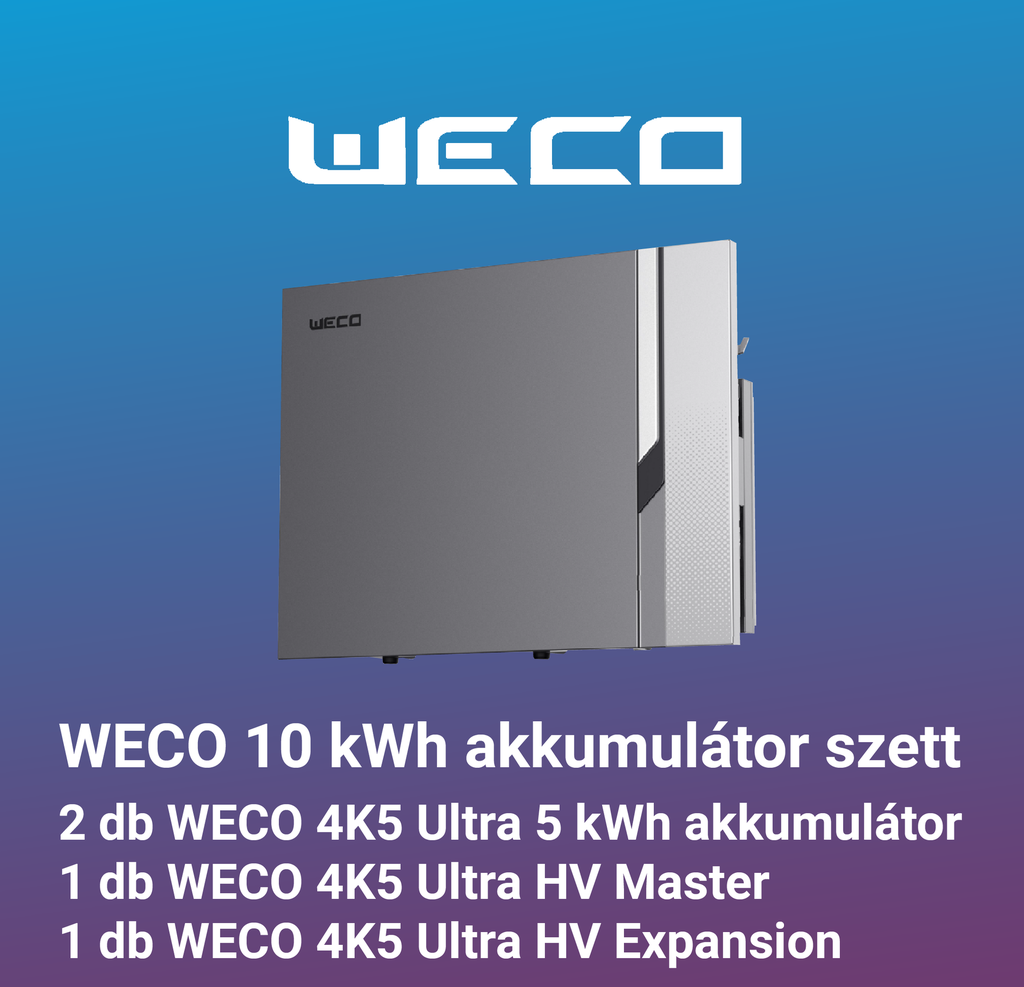 WECO 4K5 Ultra 10 kWh akkumulátor szett