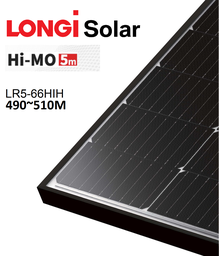 LONGi napelem 505W LR5-66HIH505M PERC (fekete 35mm keret)