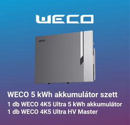 WECO 4K5 Ultra 5 kWh akkumulátor szett