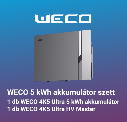 [WECO5KWHSZETT] WECO 4K5 Ultra 5 kWh akkumulátor szett